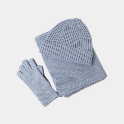 Women’s Winter Hat, Scarf, and Gloves Set