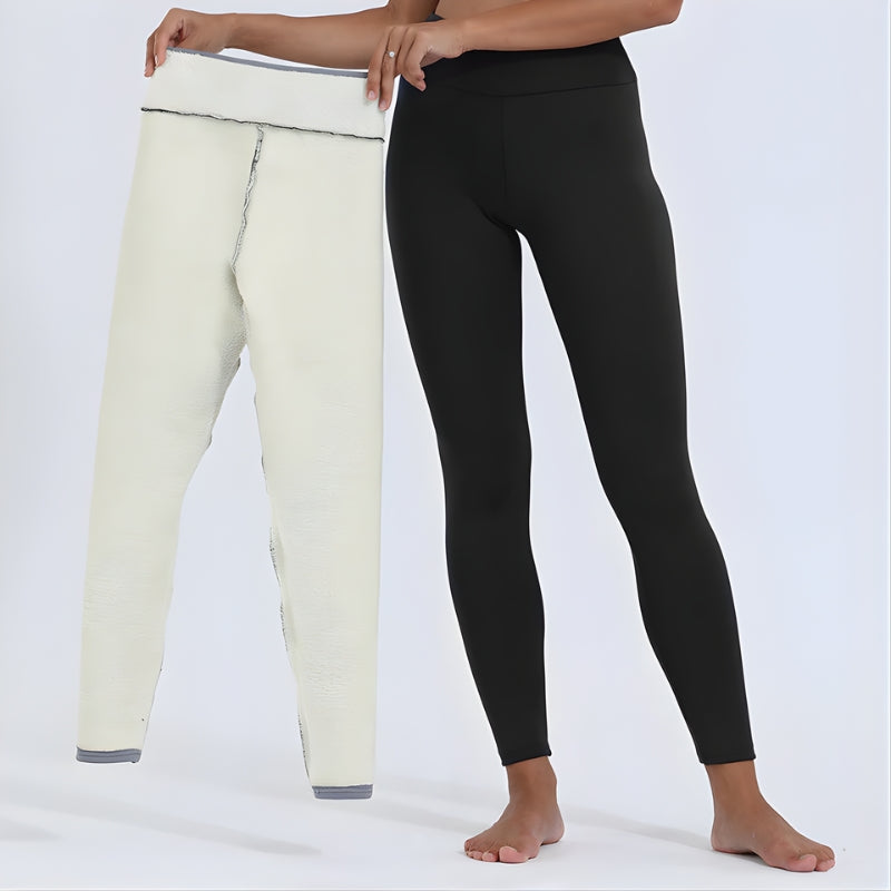 Women’s Winter Leggings with Inner Fleece Layer