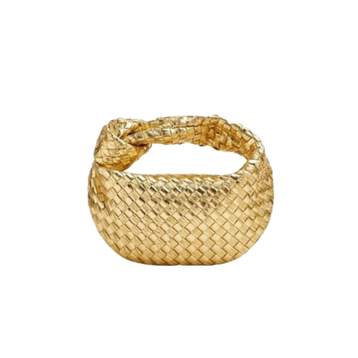 Women's Retro Knot Weave Small Shoulder Bag