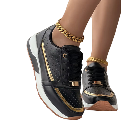 Women's Round Toe Lace-Up Flat Shoes