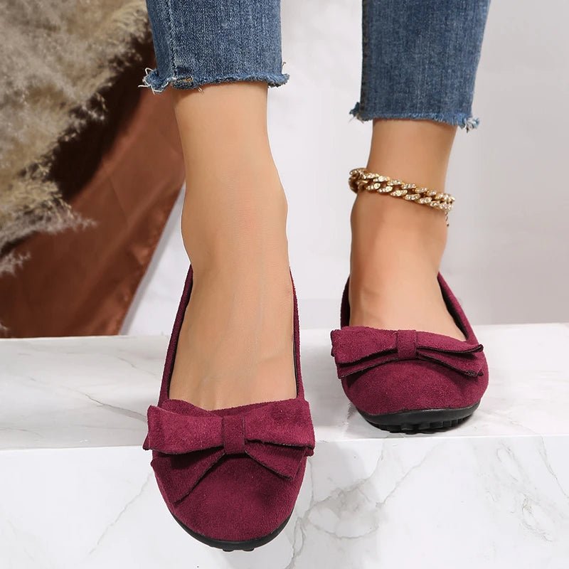 Women's Flat Shoes with Rounded Toe