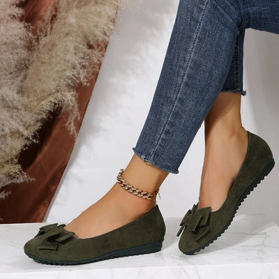 Women's Flat Shoes with Rounded Toe
