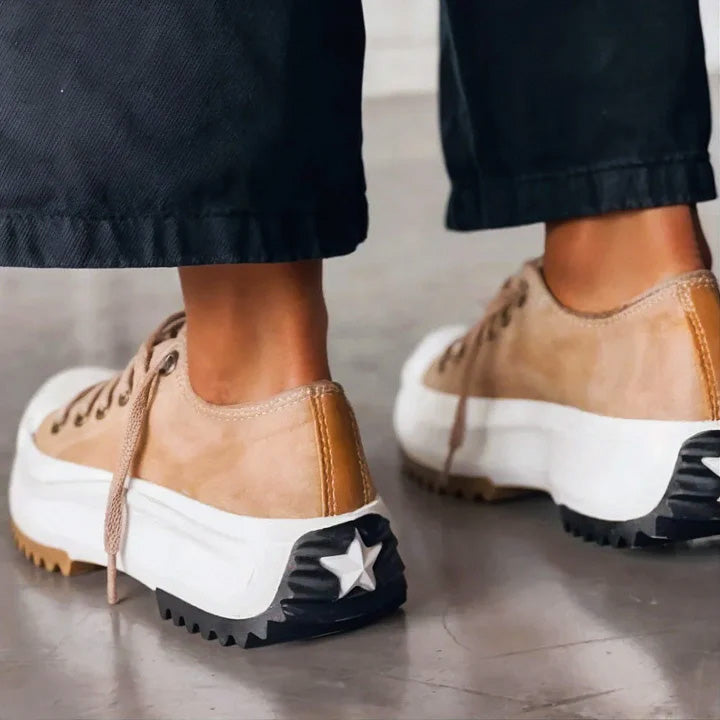 Women's High-Top Platform Chunky Lace Shoes