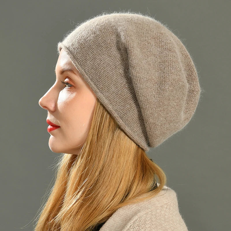 Women's Knitted Winter Beanie Hat