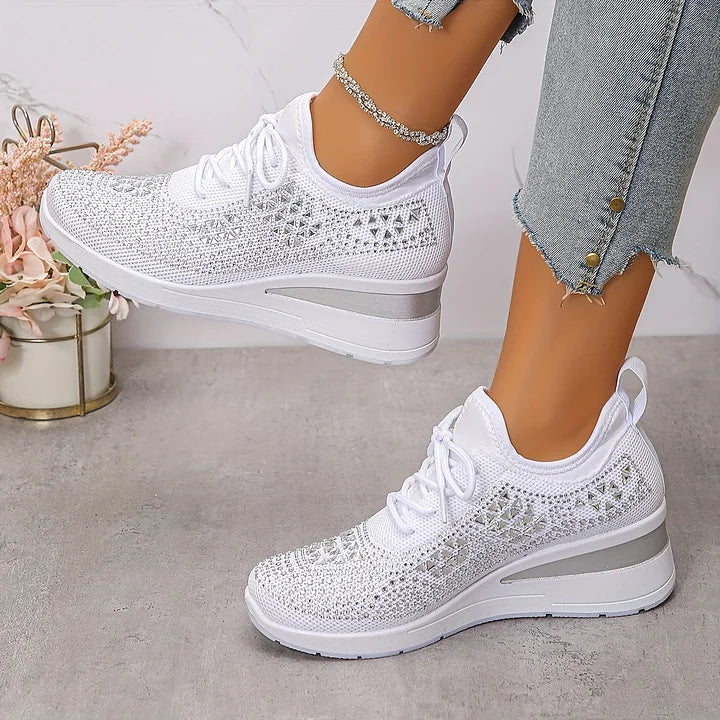Women's Lace-Up Low-Top Sneakers