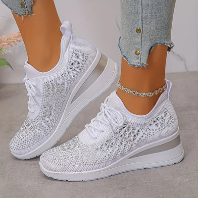Women's Lace-Up Low-Top Sneakers