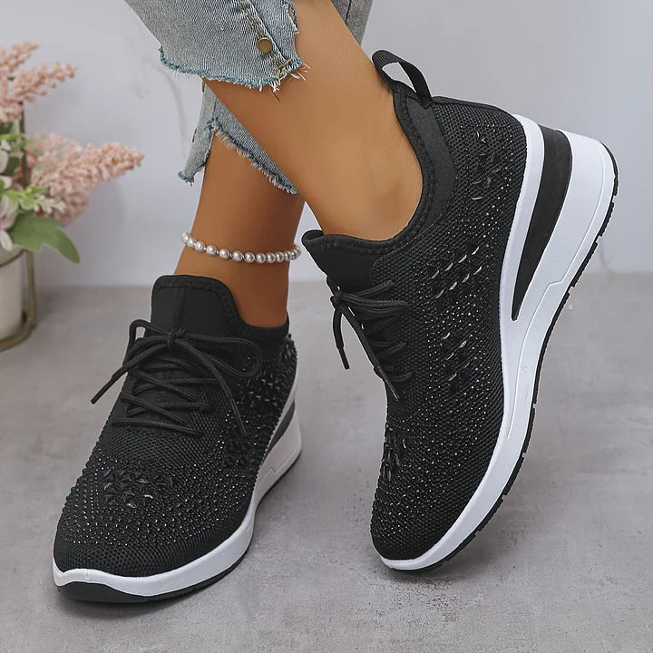 Women's Lace-Up Low-Top Sneakers
