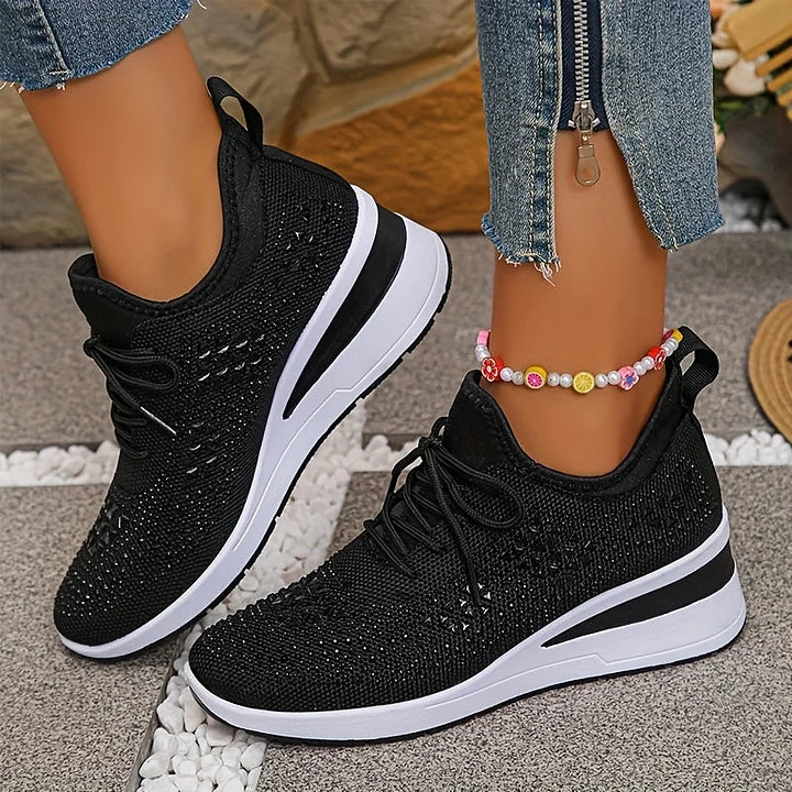 Women's Lace-Up Low-Top Sneakers