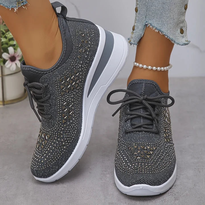Women's Lace-Up Low-Top Sneakers
