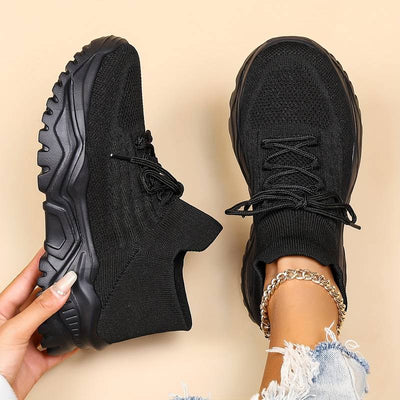 Women's Lace-Up Sneaker with Chunky Sole