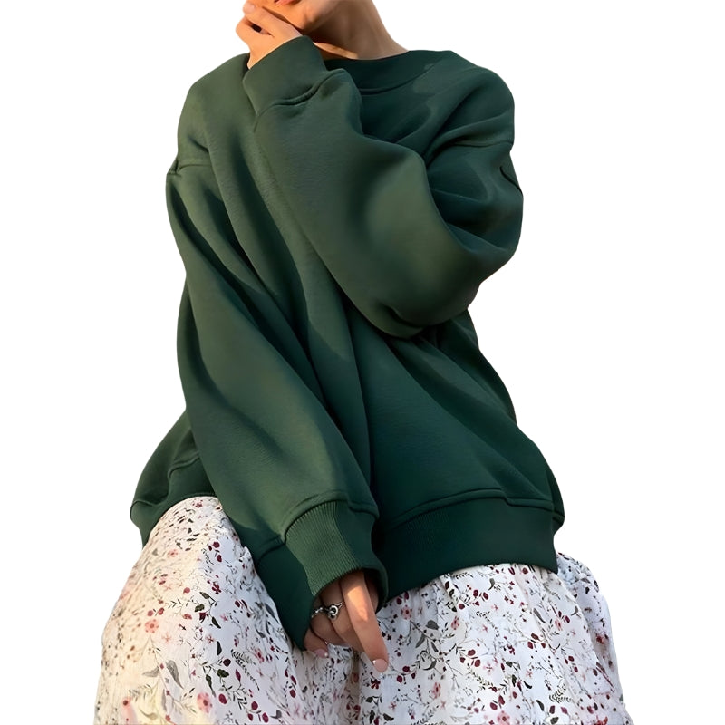 Women's Oversized Crew Neck Sweater
