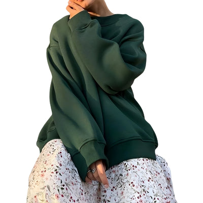 Women's Oversized Crew Neck Sweater