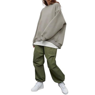 Women's Oversized Crew Neck Sweater