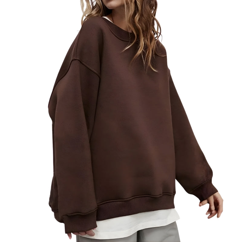 Women's Oversized Crew Neck Sweater
