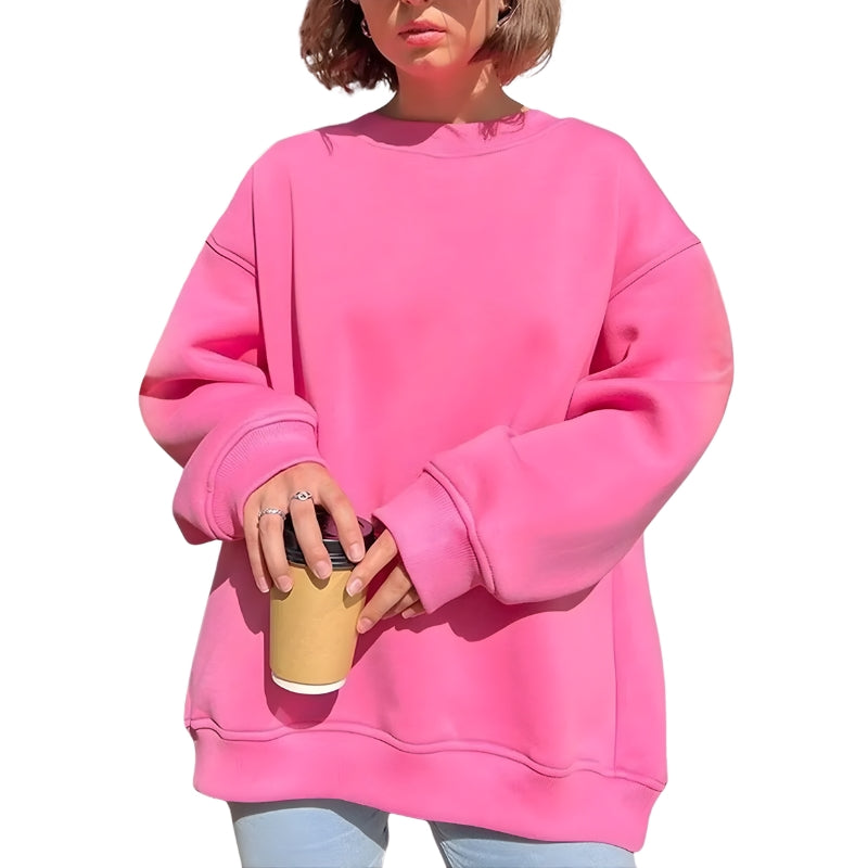 Women's Oversized Crew Neck Sweater