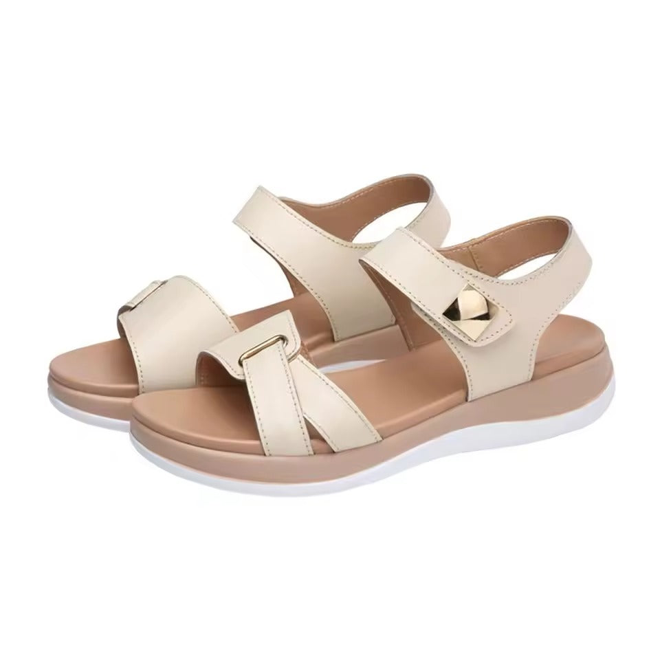 Women's Platform Sandals with Adjustable Straps