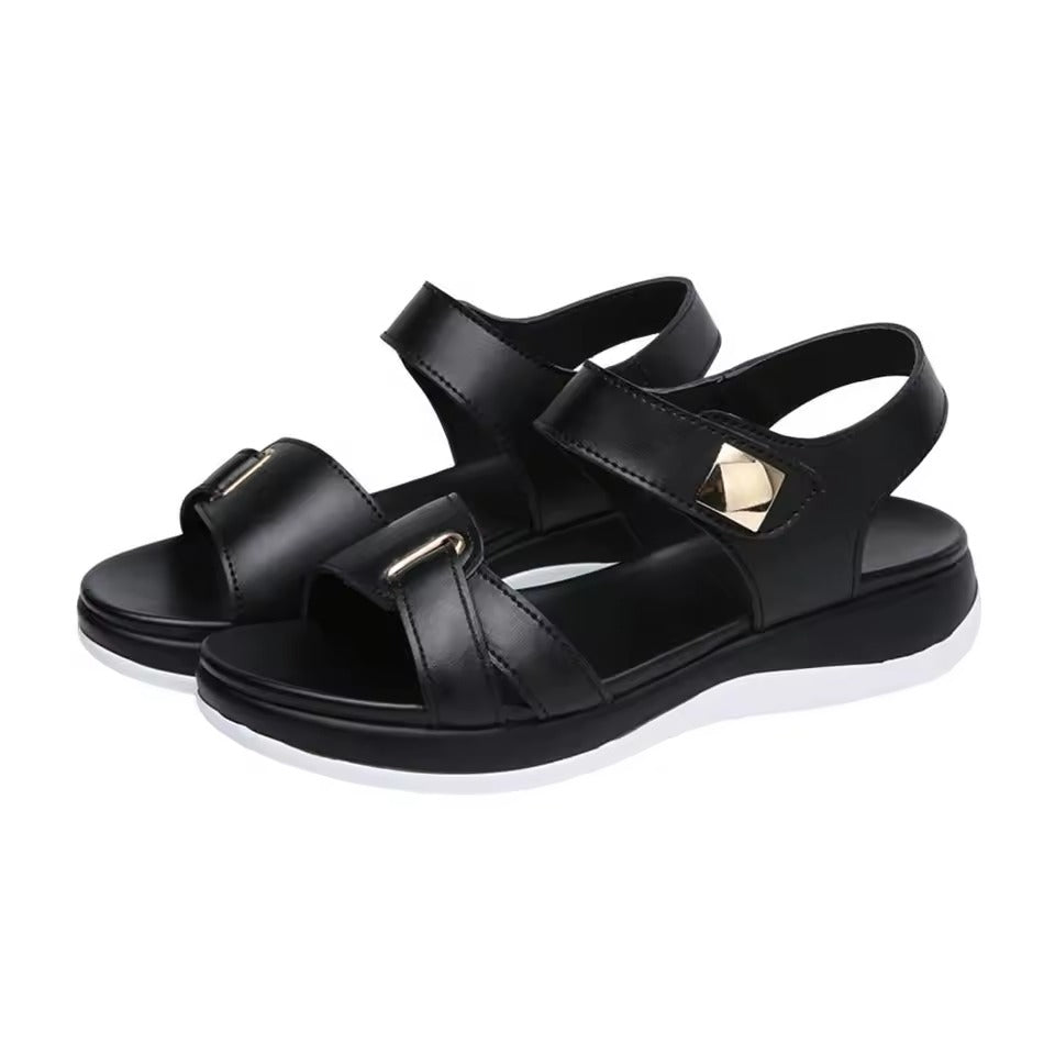 Women's Platform Sandals with Adjustable Straps