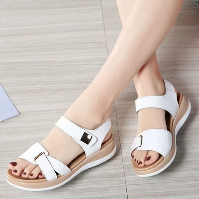 Women's Platform Sandals with Adjustable Straps