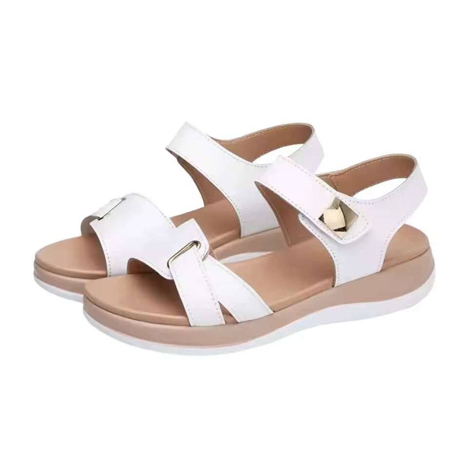 Women's Platform Sandals with Adjustable Straps