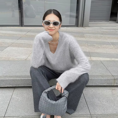 Women's Retro Knot Weave Small Shoulder Bag