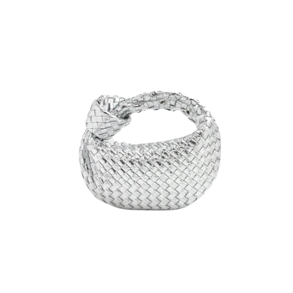 Women's Retro Knot Weave Small Shoulder Bag