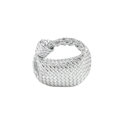 Women's Retro Knot Weave Small Shoulder Bag