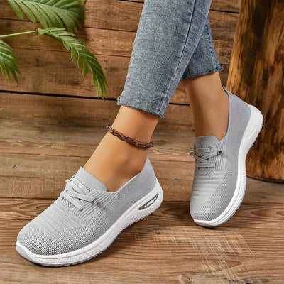 Women’s Slip-On Mesh Sneakers with Rubber Sole