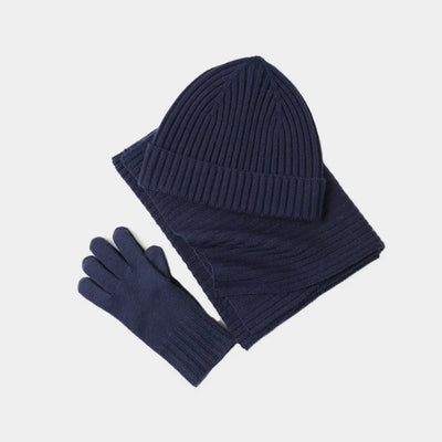 Women’s Winter Hat, Scarf, and Gloves Set