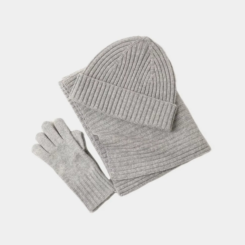 Women’s Winter Hat, Scarf, and Gloves Set