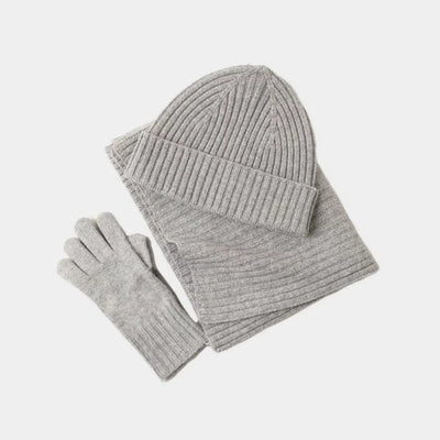 Women’s Winter Hat, Scarf, and Gloves Set