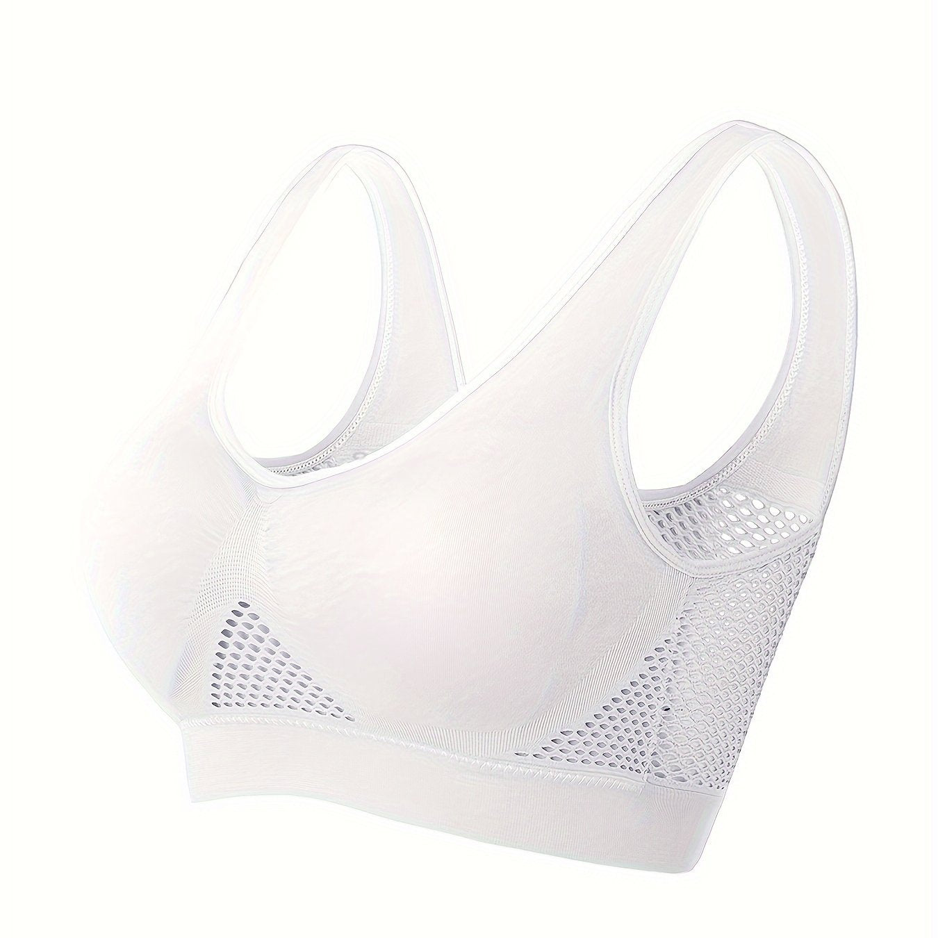 Women's Wireless Sports Bra with Built-In Pads