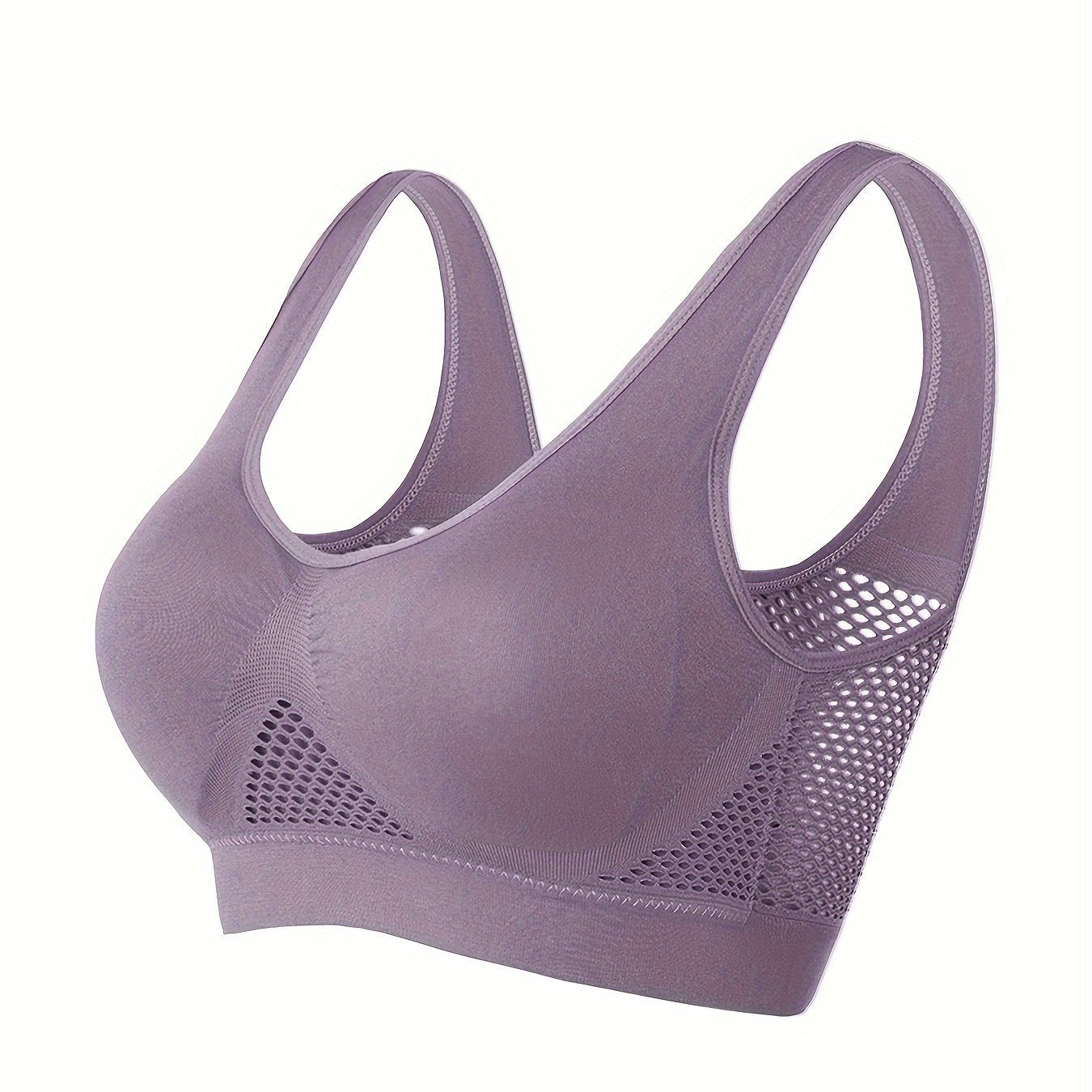 Women's Wireless Sports Bra with Built-In Pads