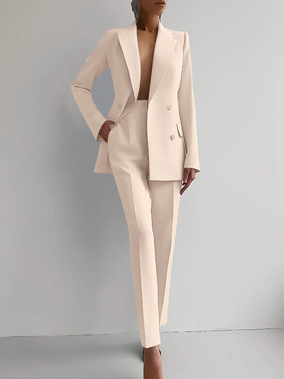 Rey | Women's Slim Fit Blazer & Trousers Set