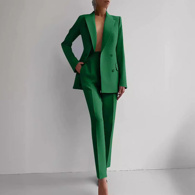 Rey | Women's Slim Fit Blazer & Trousers Set