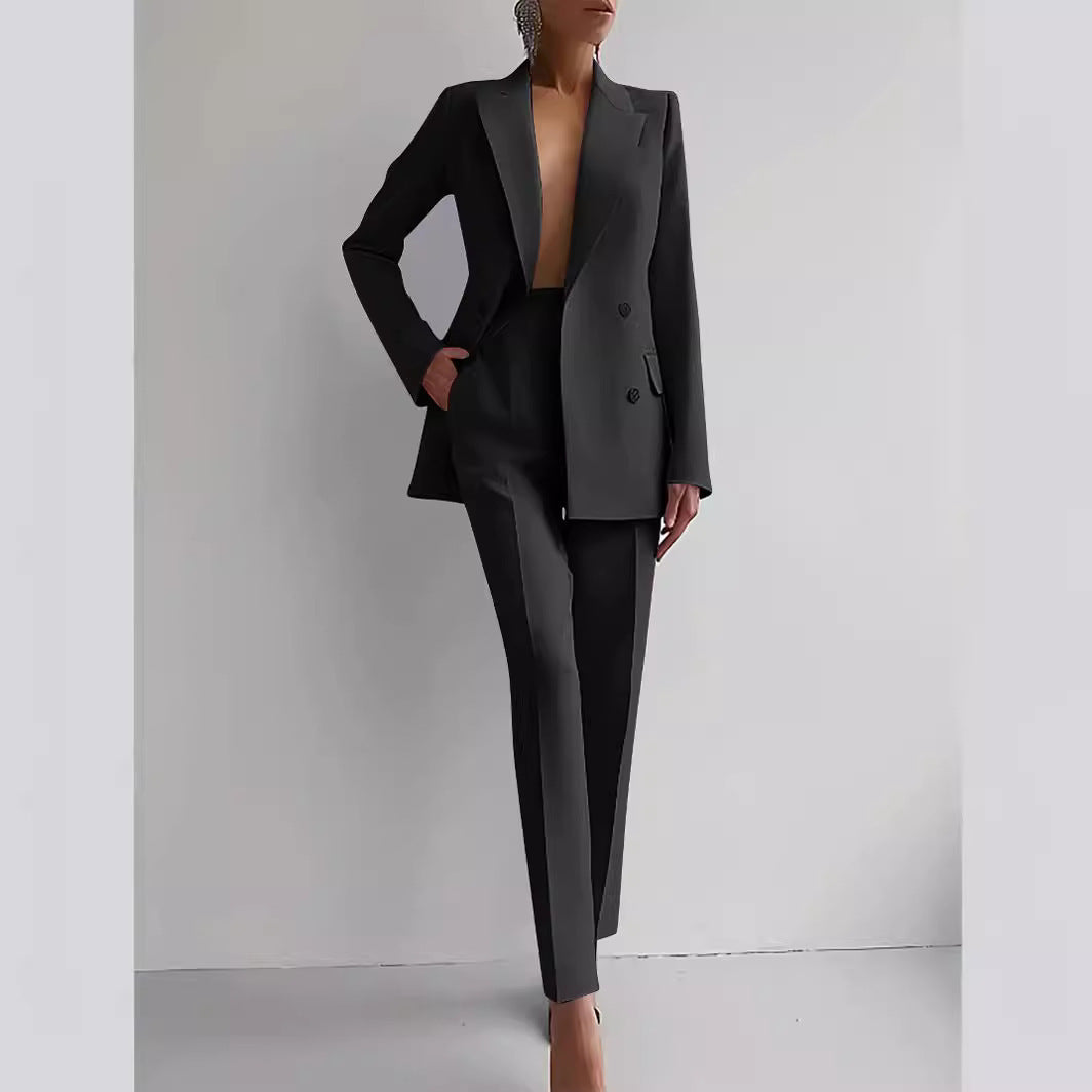 Rey | Women's Slim Fit Blazer & Trousers Set