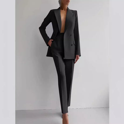 Rey | Women's Slim Fit Blazer & Trousers Set