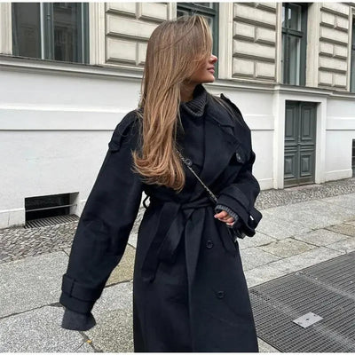 Emma - Women's classic long coat