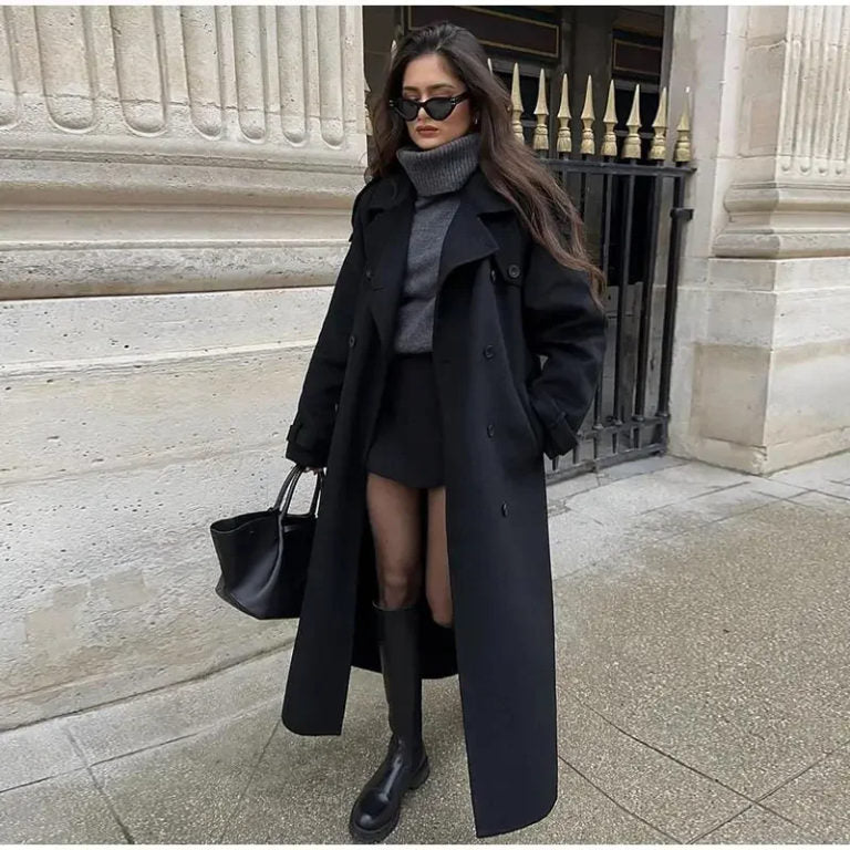 Emma - Women's classic long coat