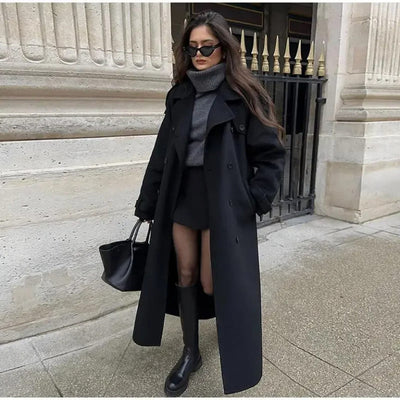 Emma - Women's classic long coat