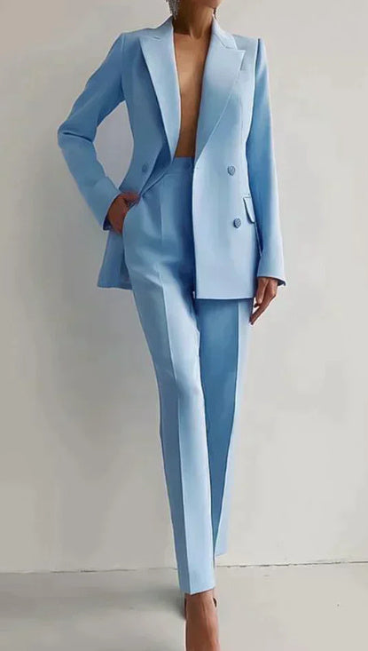 Rey | Women's Slim Fit Blazer & Trousers Set