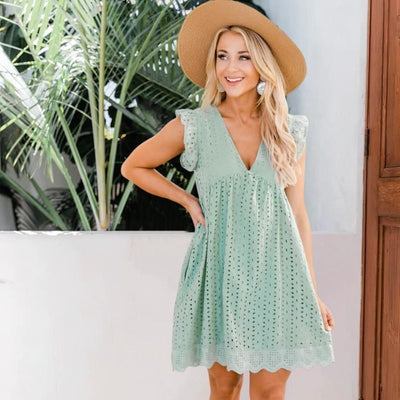 Women's Summer 2-in-1 Dress with Built-in Shorts