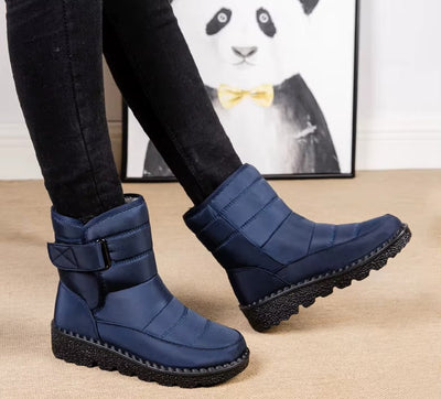 Women's Warm Fleece-Lined Snow Winter Ankle Boots