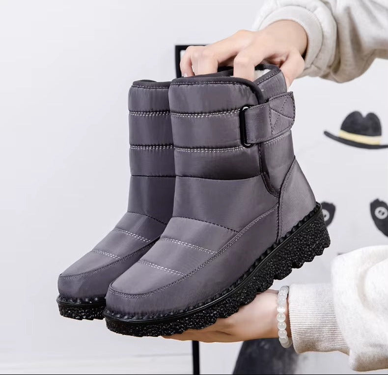 Women's Warm Fleece-Lined Snow Winter Ankle Boots