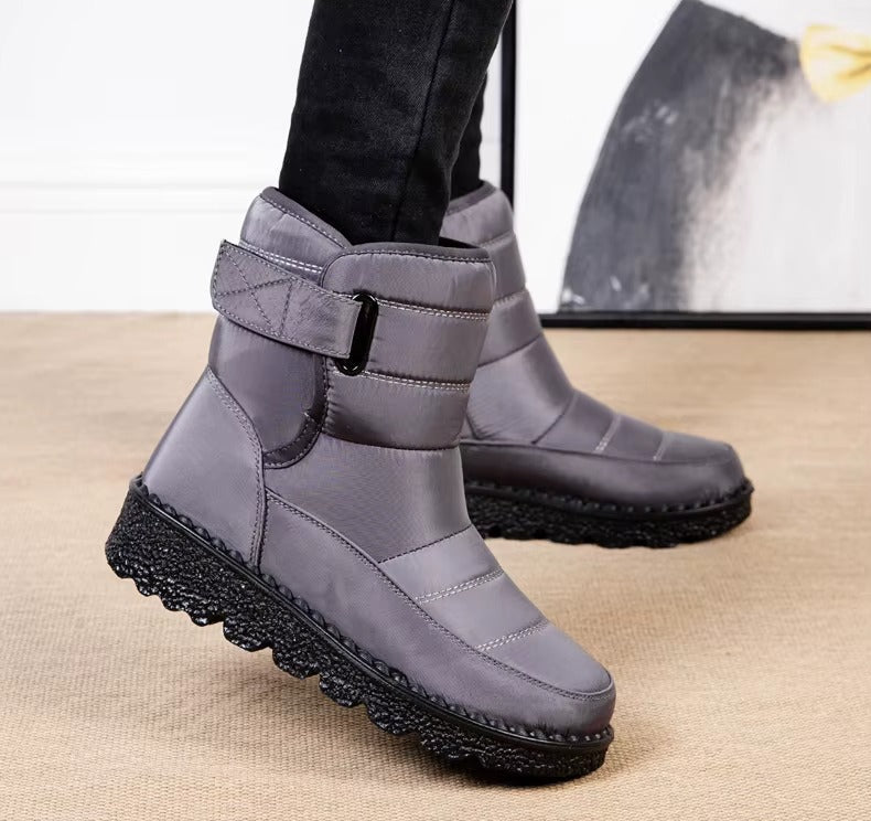 Women's Warm Fleece-Lined Snow Winter Ankle Boots