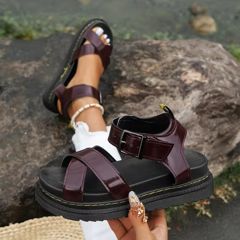 Women's Platform Wedge Sandals for Warm Weather