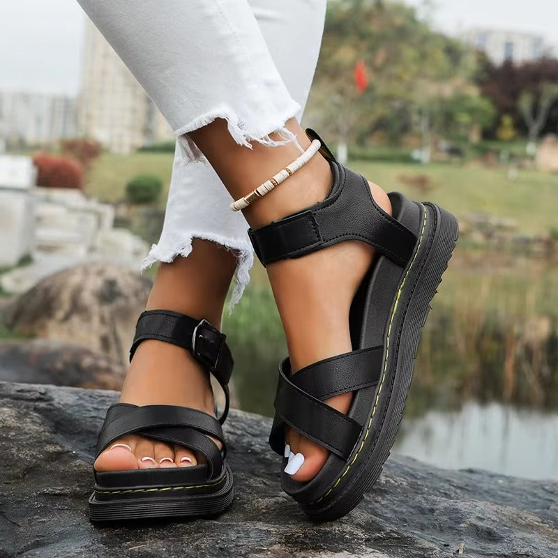 Women's Platform Wedge Sandals for Warm Weather