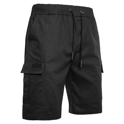 Men's Drawstring Cargo Shorts with Pockets