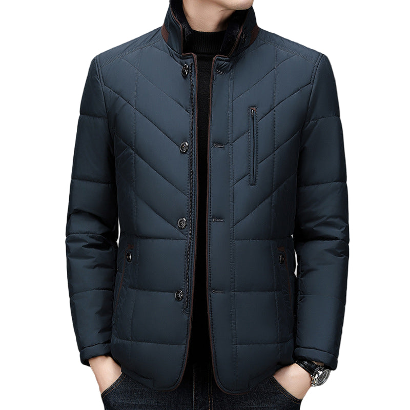 Men's Collared Padded Full Sleeves Jacket