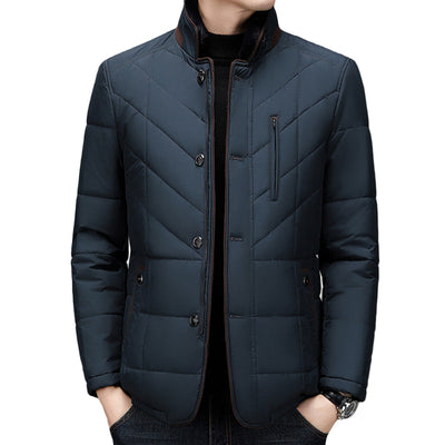 Men's Collared Padded Full Sleeves Jacket