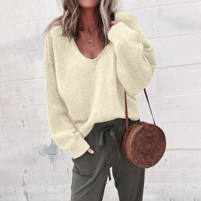 Catalina - Casual V-Neck Knit Sweater